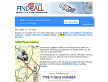 Tablet Screenshot of findcall.com
